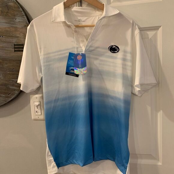 Penn State Ombré Vansport Polo Shirt sz S NWT - Picture 2 of 4